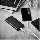 Lippa 10,5W m. USB-A Powerbank 10 000 mAh - Svart