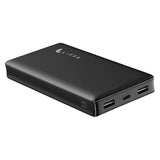 Lippa 18W Powerbank m. 2 x USB-A & 1 x USB-C - 20.000 mAh - Sort