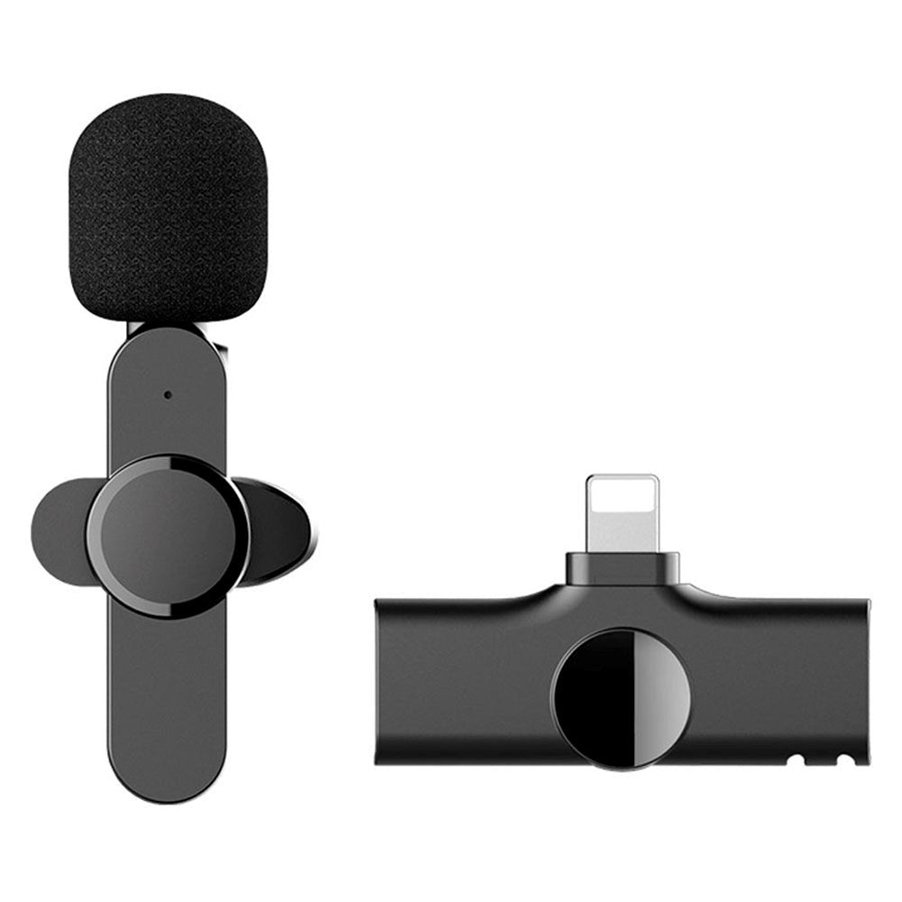 Lippa trådløs lavalier mikrofon m. Lyn - Svart