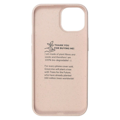 iPhone 14 GreyLime 100% biologisk nedbrytbart deksel - Rosa