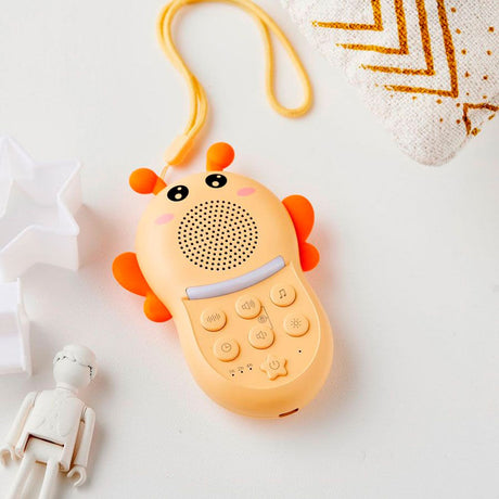 Lippa Baby Night Light m. Hvit støy - humle - gul