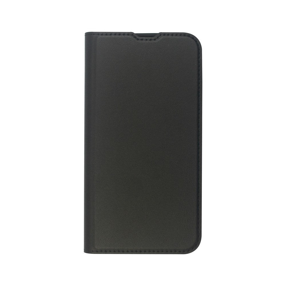 iPhone 14 Plus - GreenMind - Faux Leather Flip Cover m. Kortholder og stativfunksjon - svart