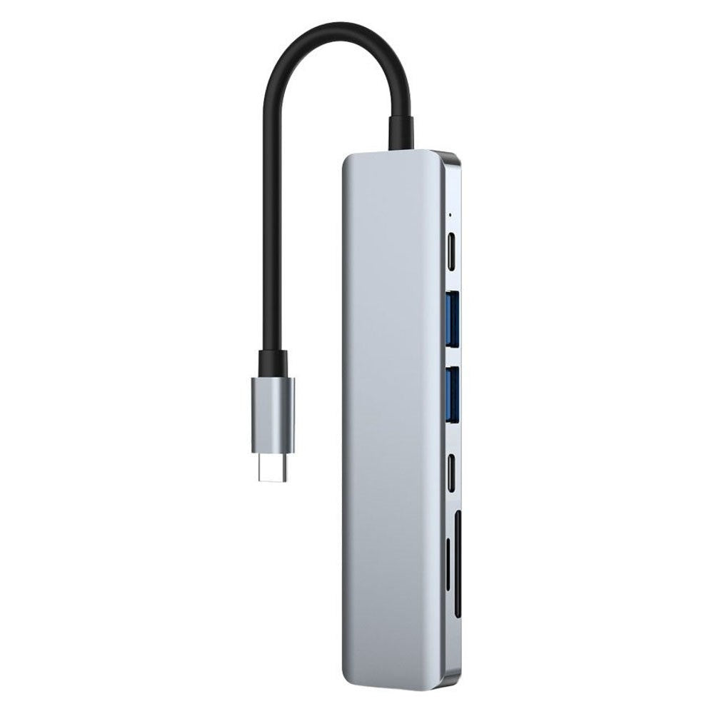 Lippa 7-in-1 60W USB-C Hub - Sølv