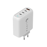 Lippa PD 100W Vegglader GaN m. 3 x USB-C &amp; 1 x USB-A - Hvit