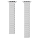 Lippa Apple Watch (38/40/SE/41/42 mm) magnetisk lærreim - hvit
