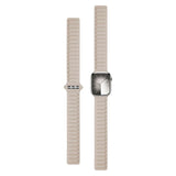 Lippa Apple Watch (38/40/SE/41/42 mm) magnetisk lærreim - beige