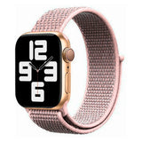 Apple Watch (38/40/SE/41/42 mm) Lippa Nylonstropp - Rose gull