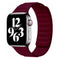 Apple Watch (38/40/SE/41/42 mm) Magnetisk Lippa finvevd stropp - Burgundy