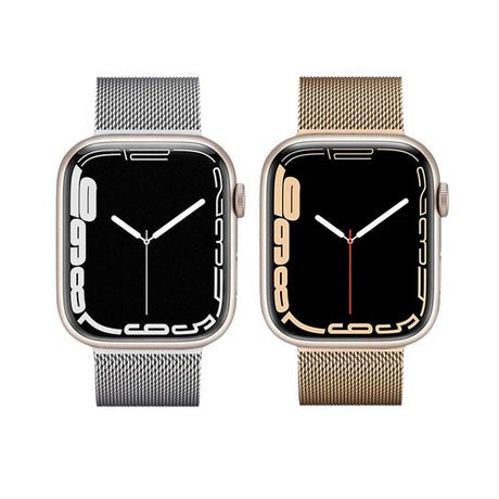 Lippa Apple Watch (38/40/SE/41/42 mm) magnetisk stropp i rustfritt stål - gull