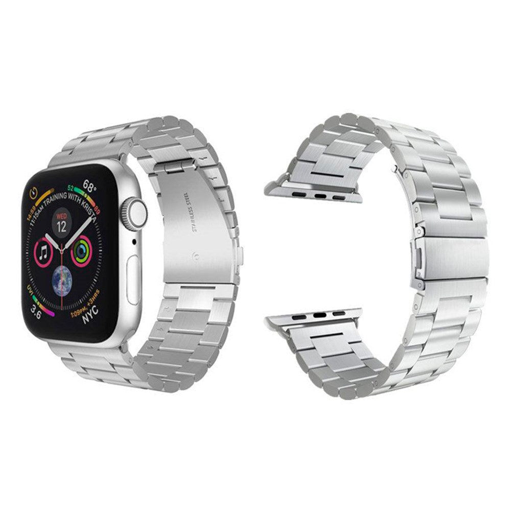 Lippa Apple Watch (38/40/SE/41/42 mm) stropp i rustfritt stål - sølv