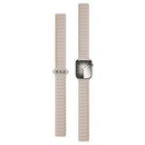 Lippa Apple Watch (42/44/SE/45/46/49 mm) magnetisk lærreim - beige