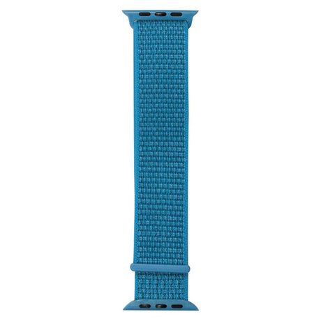 Apple Watch (42/44/SE/45/46/49 mm) Lippa Nylonstropp - Lyseblå