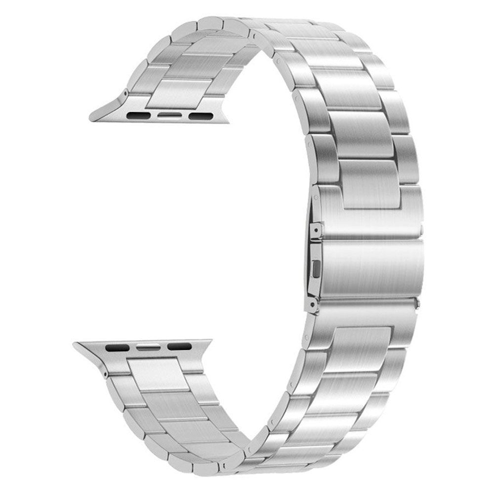 Lippa Apple Watch (42/44/SE/45/46/49 mm) stropp i rustfritt stål - sølv