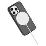 iPhone 15 Pro Lippa Hybrid Plastik Bagside Cover m. Roterbar Kickstand - MagSafe Kompatibel - Mat / Sort