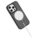 iPhone 15 Pro Lippa Hybrid Plastik Mobil Cover - MagSafe Kompatibel - Mat / Sort