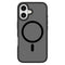iPhone 16 Lippa Hybrid Plastik Mobil Cover - MagSafe Kompatibel - Mat / Sort