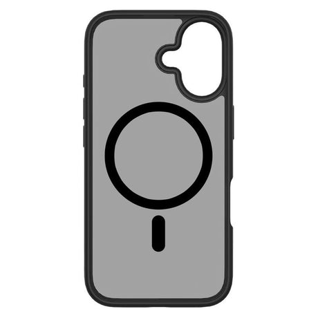 iPhone 16 Lippa Hybrid Plastik Mobil Cover - MagSafe Kompatibel - Mat / Sort