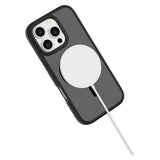 iPhone 16 Pro Lippa Hybrid Plastik Mobil Cover - MagSafe Kompatibel - Mat / Sort