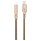 GreyLime 18W Braided USB-C til Lightning Kabel 50 centimeter - Beige