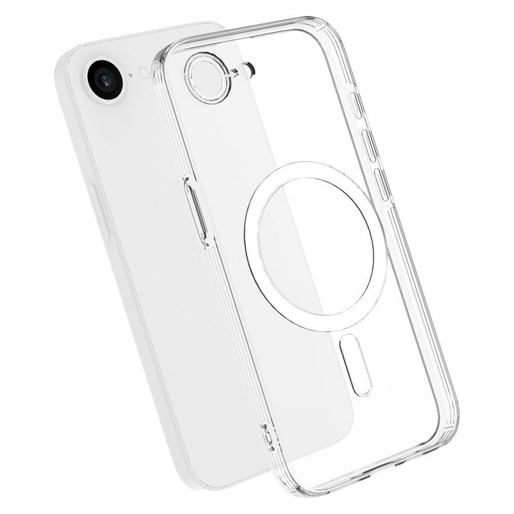 iPhone 17e / 16e Lippa Fleksibelt Plast Bagside Cover - MagSafe Kompatibel - Gennemsigtig