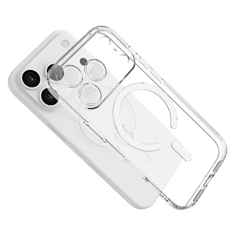 iPhone 17 Pro Max Lippa Fleksibelt Plast Bagside Cover - MagSafe Kompatibel - Gennemsigtig