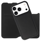 iPhone 17 Pro Max Lippa Kunstlæder Wallet Flip Cover - Sort