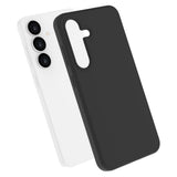 Samsung Galaxy S25 Lippa Silikone Bagside Cover - Sort