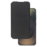 Samsung Galaxy S25 Lippa Kunstlæder Wallet Flip Cover - Sort
