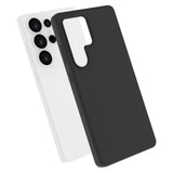 Samsung Galaxy S25 Ultra Lippa Silikone Bagside Cover - Sort
