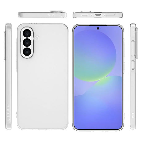 Samsung Galaxy A36 Lippa Fleksibelt Plast Bagside Cover - Gennemsigtig