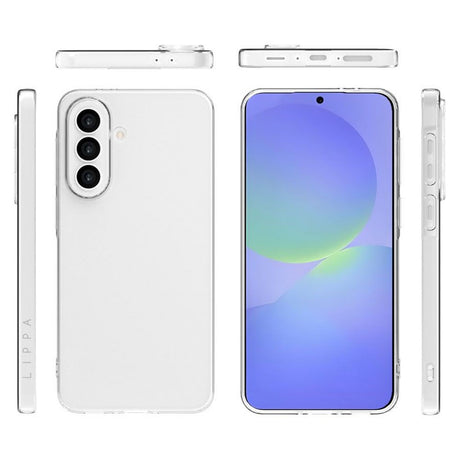 Samsung Galaxy A37 Lippa Fleksibelt Plast Bagside Cover - Gennemsigtig
