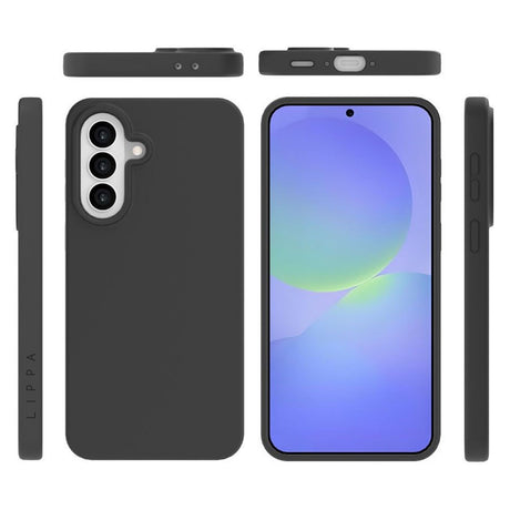 Samsung Galaxy A37 Lippa Silikone Bagside Cover - Sort