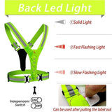 Lippa Løbevest m. Refleks & 3 LED Lys - Gul