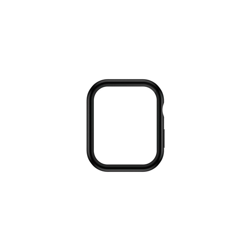 PanzerGlass Apple Watch 9/8/7 (42 mm) Snappie Full Body Slim Cover + innebygd skjermbeskytter - svart