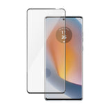 Motorola Edge 50 Fusion PanzerGlass Ultra Wide Fit beskyttelsesglass - platinastyrke - svart kant
