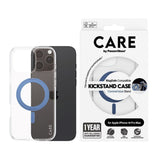 CARE by PanzerGlass iPhone 16 Pro Max Feature Kickstand-deksel - MagSafe-kompatibel - Gjennomsiktig / Coronet Blue