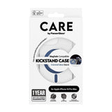 CARE by PanzerGlass iPhone 16 Pro Max Feature Kickstand-deksel - MagSafe-kompatibel - Gjennomsiktig / Coronet Blue