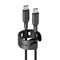 empower by PanzerGlass Racing 1.2m / 60W USB-C til USB-C Kabel - Space Black