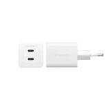 empower by PanzerGlass Turbo Vægoplader - 2x USB-C - 45W - Silver White