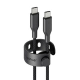empower by PanzerGlass Racing 2m / 240W USB-C til USB-C Kabel - Space Black
