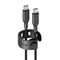 empower by PanzerGlass Racing 2m / 240W USB-C til USB-C Kabel - Space Black