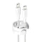 empower by PanzerGlass Racing 2m / 240W USB-C til USB-C Kabel - Silver White