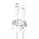 empower by PanzerGlass Racing 1.2m / 60W USB-C til Lightning Kabel - Silver White