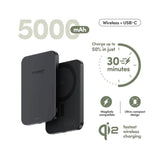 empower by PanzerGlass 5000 mAh empower Bank - Qi2 / MagSafe Kompatibel - Space Black