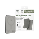 empower by PanzerGlass 5000 mAh empower Bank - Qi2 / MagSafe Kompatibel - Titanium