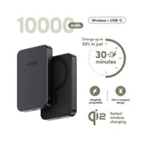 empower by PanzerGlass 10.000 mAh empower Bank - Qi2 / MagSafe Kompatibel - Space Black