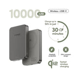 empower by PanzerGlass 10.000 mAh empower Bank - Qi2 / MagSafe Kompatibel - Titanium