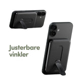 empower by PanzerGlass 5000 mAh empower Bank m. Spin Stand - Qi2 / MagSafe Kompatibel - Space Black