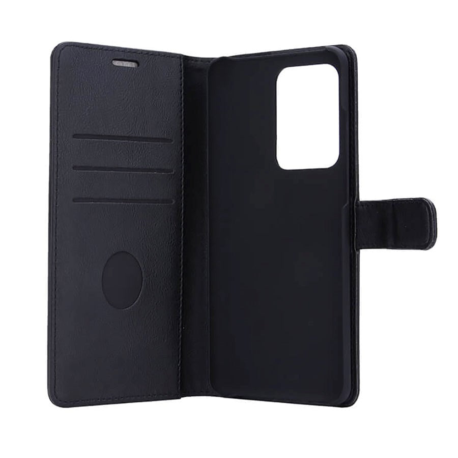RadiCover Samsung S20 Ultra - Vegan Leather Flip Cover - 86% strålebeskyttelse - Svart