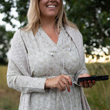 RadiCover Strålingsbeskyttet In-Ear Headset m. AirTubes - Hvit / Sølv